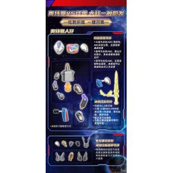 BLOKS 71221 non  ULTRA NAME BOOK STARS EDITION GV-07 CHƠI NGÀY MAI bộ đồ chơi xếp lắp ráp ghép mô hình Ultraman Vệ Binh Vũ Trụ Siêu Nhân Điện Quang