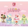 SEMBO 615013 non  MATCHA BẠC HÀ bộ đồ chơi xếp lắp ráp ghép mô hình Candy Planet Hành Tinh Kẹo Nghọt 138 khối