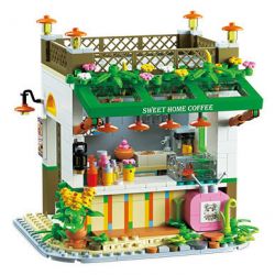 WEIGHT WL2033 2033 non  NGƯỜI YÊU THỦ CÔNG bộ đồ chơi xếp lắp ráp ghép mô hình Disney Princess FAIRYTALE TOWN Công Chúa 643 khối