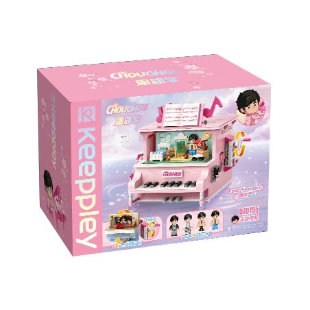 KEEPPLEY DZ0155 0155 non  GIỮ FANTASTIC ZHOU bộ đồ chơi xếp lắp ráp ghép mô hình CHOUCHOU 1500 khối