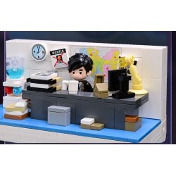 KEEPPLEY DZ0155 0155 non  GIỮ FANTASTIC ZHOU bộ đồ chơi xếp lắp ráp ghép mô hình CHOUCHOU 1500 khối