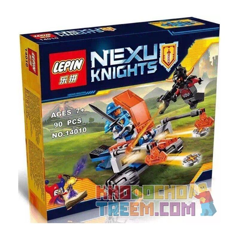 NOT Lego NEXO KNIGHTS 70310 Knighton Battle Blaster, Bela 10484 Lari 10484 LEPIN 14010 Xếp hình cỗ xe kị sĩ chiến đấu 76 khối NOT Lego NEXO KNIGHTS 70310 Knighton Battle Blaster, Bela 10484 Lari 10484 LEPIN 14010 Xếp hình cỗ xe kị sĩ chiến đấu 76 khối