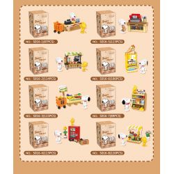 HSANHE CACO S016 non  SNOOPY 8 PHONG CÁCH bộ đồ chơi xếp lắp ráp ghép mô hình PEANUTS SNOOPY Chú Chó Trắng 853 khối HSANHE CACO S016 non  SNOOPY 8 PHONG CÁCH bộ đồ chơi xếp lắp ráp ghép mô hình PEANUTS SNOOPY Chú Chó Trắng 853 khối