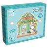 HSANHE CACO S014 non  CỬA HÀNG HOA bộ đồ chơi xếp lắp ráp ghép mô hình Snoopy PEANUTS SNOOPY FLOWER SHOP Chú Chó 438 khối