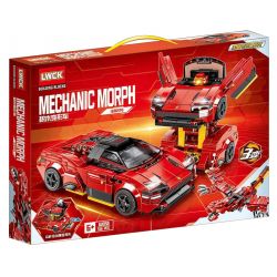 LWCK 60058 non  XE BIẾN HÌNH FARA SP3 bộ đồ chơi xếp lắp ráp ghép mô hình Mecha MECHANIC MORPH Người Máy 536 khối