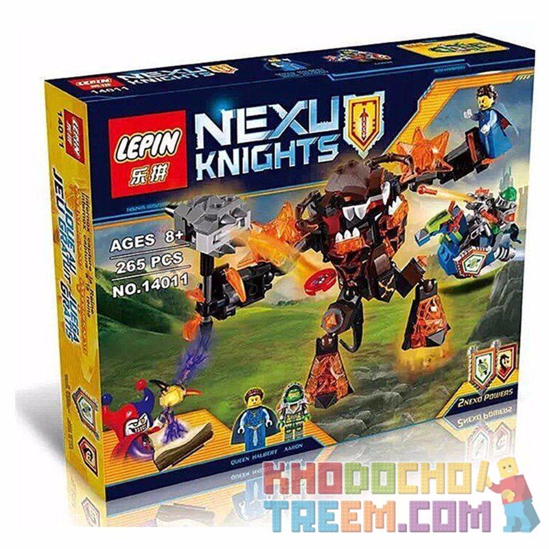 NOT Lego INFERNOX CAPTURES THE QUEEN 70325 Bela Lari 10482 LELE 79245 LEPIN 14011 SHENG YUAN/SY SY564 xếp lắp ráp ghép mô hình QUÁI VẬT NHAM THẠCH BẮT CÓC NỮ HOÀNG INFERNOX GIỮ Nexo Knights Hiệp Sỹ Nexo 253 khối