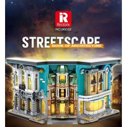 REOBRIX 66032 non  GÓC NHÌN ĐƯỜNG PHỐ bộ đồ chơi xếp lắp ráp ghép mô hình Architecture STREETSCAPE BOOK OF ARCHITECTURE Công Trình Kiến Trúc 3108 khối