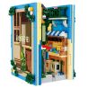 FAIR 6777 non  VƯỜN HOA ĐƯỜNG BOOKEND bộ đồ chơi xếp lắp ráp ghép mô hình STREETSCAPE 870 khối