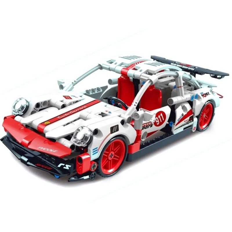 TA GAOLE T3045 3045 non Lego BAICHAO CHẠY LÙI XE bộ đồ chơi xếp lắp ráp ghép mô hình Mini Racing Pacemaker Đua Xe Mini 419 khối