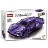 STEEL GENERALS 22001 TA GAOLE T3044 3044 non  SIÊU XE MÀU TÍM LÙI bộ đồ chơi xếp lắp ráp ghép mô hình Mini Racing Pacemaker Đua Xe Mini 402 khối