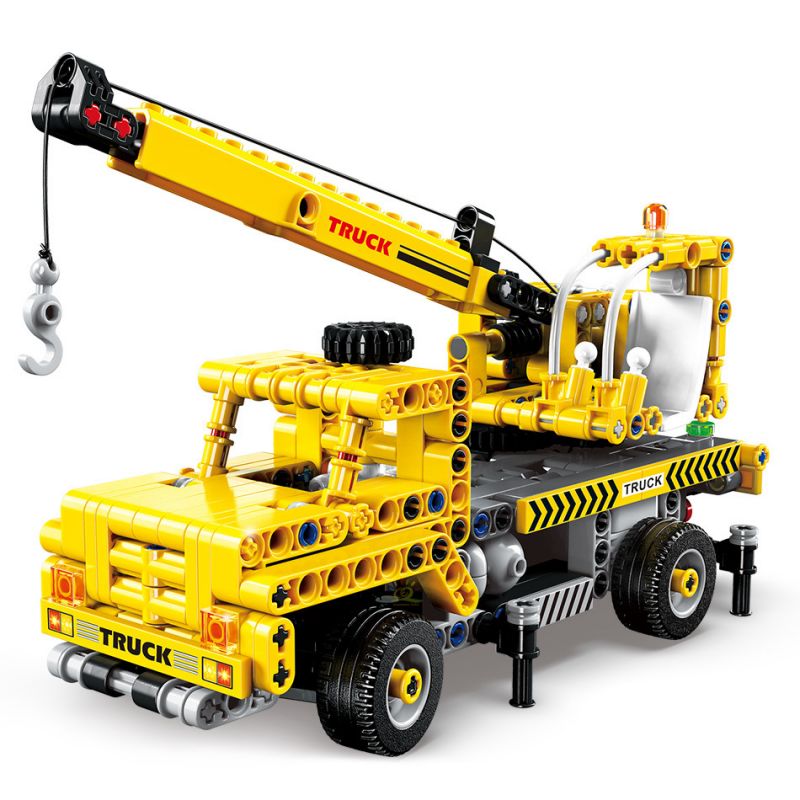 ZHEGAO QL1229 1229 non Lego CẦN CẨU LÙI XE bộ đồ chơi xếp lắp ráp ghép mô hình ENGINEERING TRUCK 429 khối