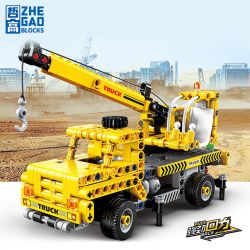 ZHEGAO QL1229 1229 non  CẦN CẨU LÙI XE bộ đồ chơi xếp lắp ráp ghép mô hình ENGINEERING TRUCK 429 khối