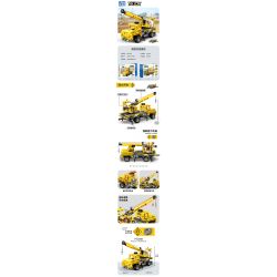 ZHEGAO QL1229 1229 non  CẦN CẨU LÙI XE bộ đồ chơi xếp lắp ráp ghép mô hình ENGINEERING TRUCK 429 khối