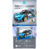 KUYU MOXING 10041 non  XE THỂ THAO MÀU XANH LÙI tỷ lệ 1:18 bộ đồ chơi xếp lắp ráp ghép mô hình Mini Racing Pacemaker Đua Xe Mini 402 khối