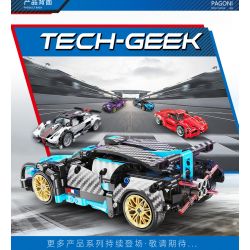 KUYU MOXING 10041 non  XE THỂ THAO MÀU XANH LÙI tỷ lệ 1:18 bộ đồ chơi xếp lắp ráp ghép mô hình Mini Racing Pacemaker Đua Xe Mini 402 khối