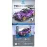 KUYU MOXING 10040 non  XE THỂ THAO MÀU TÍM LÙI tỷ lệ 1:18 bộ đồ chơi xếp lắp ráp ghép mô hình Mini Racing Pacemaker Đua Xe Mini 406 khối