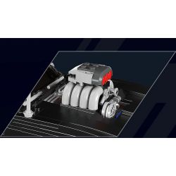 MouldKing 10028 Mould King 10028 non  NÉ PHÍ NGỰA bộ đồ chơi xếp lắp ráp ghép mô hình Creator Expert DOGE CHARGER Chuyên Gia Sáng Tạo 1439 khối