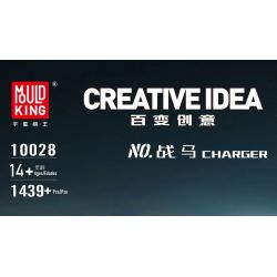 MouldKing 10028 Mould King 10028 non  NÉ PHÍ NGỰA bộ đồ chơi xếp lắp ráp ghép mô hình Creator Expert DOGE CHARGER Chuyên Gia Sáng Tạo 1439 khối