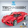 KUYU MOXING 10033 non  XE THỂ THAO MÀU ĐỎ LÙI tỷ lệ 1:18 bộ đồ chơi xếp lắp ráp ghép mô hình Mini Racing Pacemaker Đua Xe Mini 405 khối