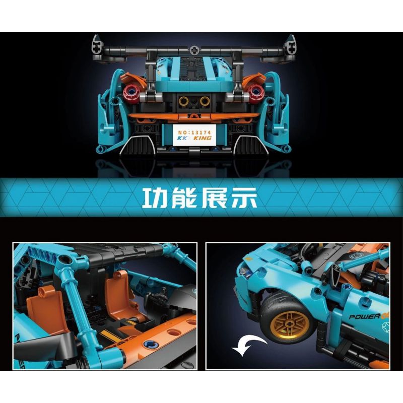 MouldKing 13174 Mould King 13174 non  MCLAREN P1 tỷ lệ 1:14 bộ đồ chơi xếp lắp ráp ghép mô hình  Kỹ Thuật Công Nghệ Cao Mô Hình Phương Tiện 936 khối