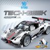 KUYU MOXING 10031 non  XE ZONDA LÙI tỷ lệ 1:18 bộ đồ chơi xếp lắp ráp ghép mô hình Mini Racing Pacemaker PAGANI ZONDA Đua Xe Mini 418 khối
