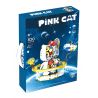 LQS 6305 non  MÈO KHÔNG GIAN CYBORG bộ đồ chơi xếp lắp ráp ghép mô hình PINK CAT 830 khối