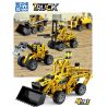ZHEGAO QL1295 1295 non  CÔNG NGHỆ MÁY ỦI 4 TỔ HỢP bộ đồ chơi xếp lắp ráp ghép mô hình ENGINEERING TRUCK