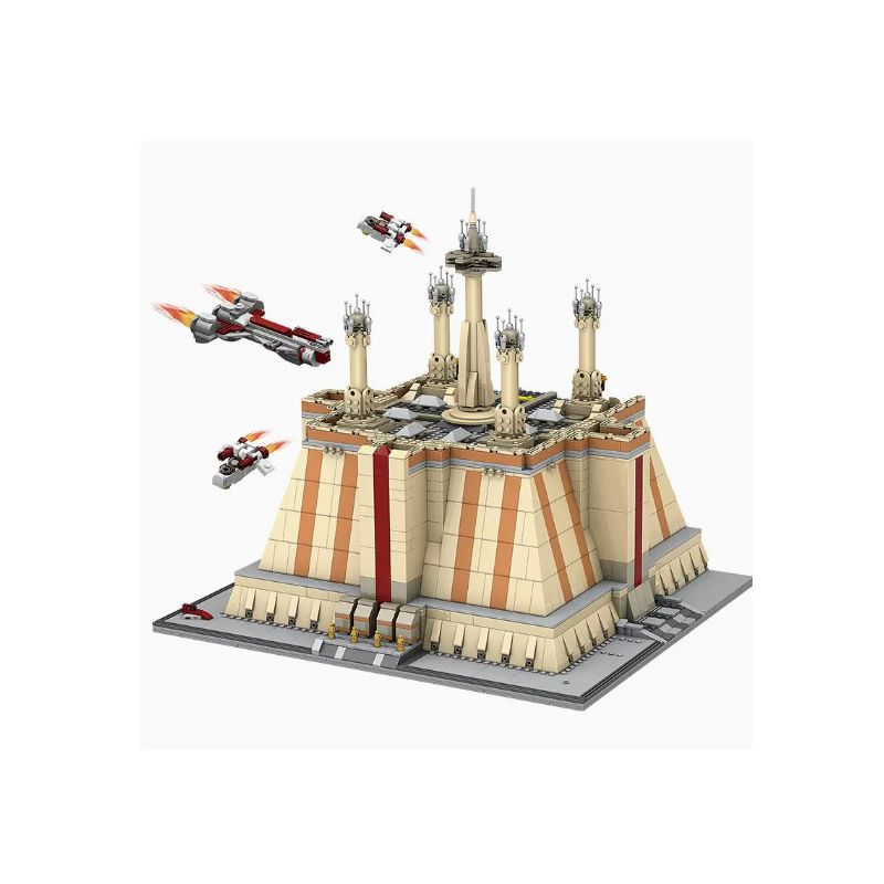 MouldKing 21036 Mould King 21036 non Lego ĐỀN THỜ JEDI bộ đồ chơi xếp lắp ráp ghép mô hình Star Wars JEDI TEMPLE Chiến Tranh Giữa Các Vì Sao 3745 khối