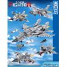 ZHEGAO QL0161 0161 non  MÁY BAY CHIẾN ĐẤU J-15 bộ đồ chơi xếp lắp ráp ghép mô hình Military Army FIGHTER Quân Sự Bộ Đội 488 khối