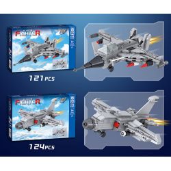 ZHEGAO QL0161 0161 non  MÁY BAY CHIẾN ĐẤU J-15 bộ đồ chơi xếp lắp ráp ghép mô hình Military Army FIGHTER Quân Sự Bộ Đội 488 khối