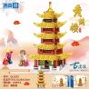 ZHEGAO QL1029 1029 non  HOÀNG HẠC THÁP bộ đồ chơi xếp lắp ráp ghép mô hình 420 khối
