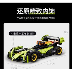 TOP TOY TC1703 1703 non  CÔNG THỨC XE LÙI bộ đồ chơi xếp lắp ráp ghép mô hình Speed Champions Racing Cars Đua Xe Công Thức 443 khối