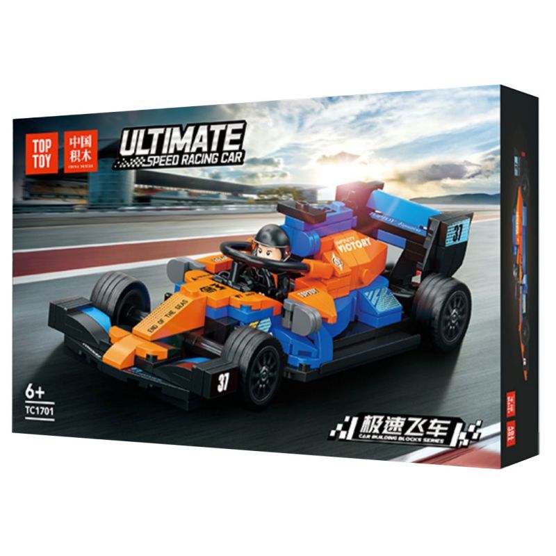 TOP TOY TC1701 1701 non  TỐC ĐỘ T1 bộ đồ chơi xếp lắp ráp ghép mô hình 252 khối