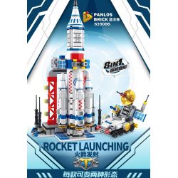 PanlosBrick 633086 Panlos Brick 633086 non  TRUNG TÂM PHÓNG TÊN LỬA 8 PHÙ HỢP bộ đồ chơi xếp lắp ráp ghép mô hình ROCKET LAUNCHING 693 khối
