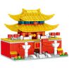 ZHEGAO QL0974 0974 non  KIẾN TRÚC CỔ BẮC KINH 4 KIỂU QUẢNG TRƯỜNG THIÊN AN MÔN HỘI HÒA HỢP TỐI CAO CẦU NGUYỆN CHO MÙA MÀNG BỘI THU THÁP GÓC bộ đồ chơi xếp lắp ráp ghép mô hình 1051 khối