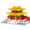 ZHEGAO QL0974 0974 non  KIẾN TRÚC CỔ BẮC KINH 4 KIỂU QUẢNG TRƯỜNG THIÊN AN MÔN HỘI HÒA HỢP TỐI CAO CẦU NGUYỆN CHO MÙA MÀNG BỘI THU THÁP GÓC bộ đồ chơi xếp lắp ráp ghép mô hình 1051 khối