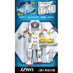 PanlosBrick 633081 Panlos Brick 633081 non  PHI HÀNH GIA VŨ TRỤ (12 TRONG 1) bộ đồ chơi xếp lắp ráp ghép mô hình SPACE ASTRONAUT