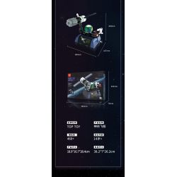 TOP TOY TC1403 1403 non  TÀU VŨ TRỤ THẦN CHÂU SZ-13 bộ đồ chơi xếp lắp ráp ghép mô hình