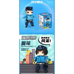 WOMA C0612 0612 non  CẢNH SÁT THÀNH PHỐ bộ đồ chơi xếp lắp ráp ghép mô hình City CITYPOLICE 720 khối