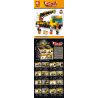 SEMBO 2724 2725 2726 2727 2728 2729 2730 2731 non  XE CẨU 8IN1 bộ đồ chơi xếp lắp ráp ghép mô hình CITY LIFE 337 khối