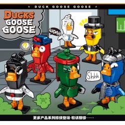 TANK 9215 non  NGỖNG GIẾT VỊT bộ đồ chơi xếp lắp ráp ghép mô hình DUCKS GOOSE 1352 khối