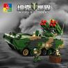 WOMA C0130 0130 non  XE CHIẾN ĐẤU DẪN ĐƯỜNG TÊN LỬA CHỐNG TĂNG HONGJIAN-10 bộ đồ chơi xếp lắp ráp ghép mô hình Military Army Quân Sự Bộ Đội 748 khối