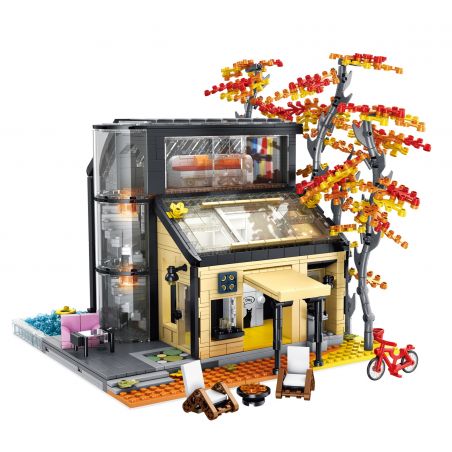 FORANGE FC8530 8530 non  BIỆT THỰ MAPLEWOOD bộ đồ chơi xếp lắp ráp ghép mô hình DREAM COTTAGE 2008 khối