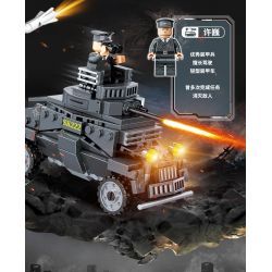 WOMA C0886 0886 non  XE BỌC THÉP HẠNG NHẸ SD.KFZ.222 bộ đồ chơi xếp lắp ráp ghép mô hình Military Army MILITARY LIGHT ARMORED VEHICLE Quân Sự Bộ Đội 220 khối