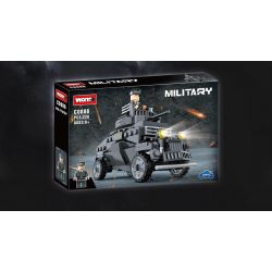WOMA C0886 0886 non  XE BỌC THÉP HẠNG NHẸ SD.KFZ.222 bộ đồ chơi xếp lắp ráp ghép mô hình Military Army MILITARY LIGHT ARMORED VEHICLE Quân Sự Bộ Đội 220 khối