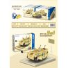 ZHEGAO QL2134 2134 non  8 TỔ HỢP XE TĂNG BÁNH XÍCH MINI bộ đồ chơi xếp lắp ráp ghép mô hình Military Army Quân Sự Bộ Đội 1176 khối
