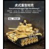 WOMA C0882 0882 non  XE TĂNG TIGER 9 TRONG 1 bộ đồ chơi xếp lắp ráp ghép mô hình Military Army TIGER TANK Quân Sự Bộ Đội 563 khối