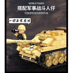 WOMA C0882 0882 non  XE TĂNG TIGER 9 TRONG 1 bộ đồ chơi xếp lắp ráp ghép mô hình Military Army TIGER TANK Quân Sự Bộ Đội 563 khối