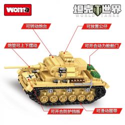 WOMA C0882 0882 non  XE TĂNG TIGER 9 TRONG 1 bộ đồ chơi xếp lắp ráp ghép mô hình Military Army TIGER TANK Quân Sự Bộ Đội 563 khối