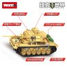 WOMA C0882 0882 non  XE TĂNG TIGER 9 TRONG 1 bộ đồ chơi xếp lắp ráp ghép mô hình Military Army TIGER TANK Quân Sự Bộ Đội 563 khối